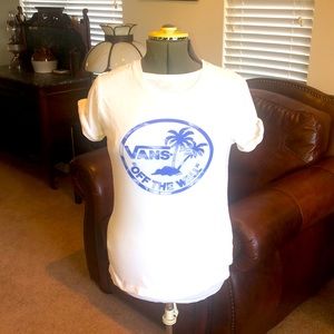 Vans off the wall tee shirt size large